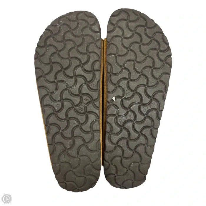 Sandals Flats By Birkenstock In Brown, Size: 6