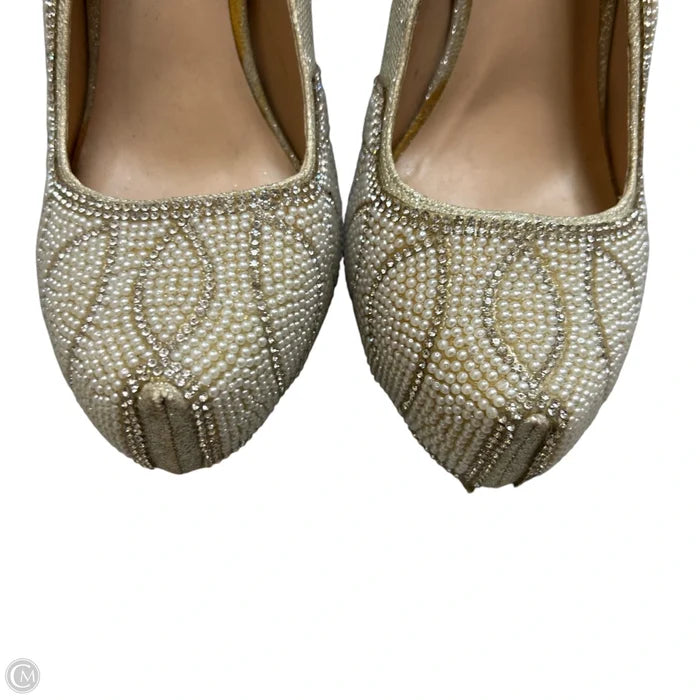 Shoes Heels Stiletto By Lauren Lorraine In Cream, Size: 7.5