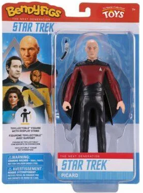 Star Trek: The Next Generation  Bendyfigs Action Figure - Captain Picard (possibly non-mint)