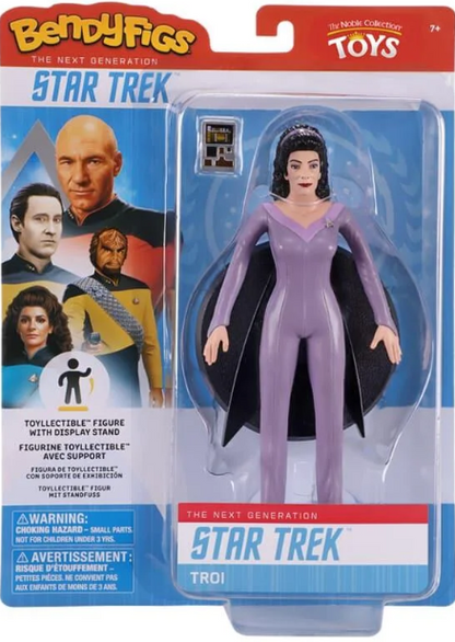 Star Trek: The Next Generation  Bendyfigs Action Figure - Deanna Troi (possibly non-mint)