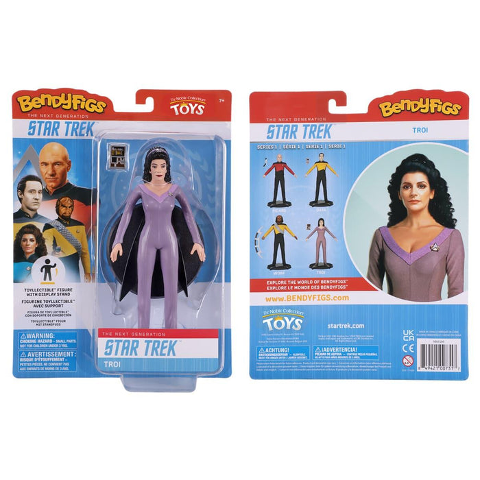 Star Trek: The Next Generation  Bendyfigs Action Figure - Deanna Troi (possibly non-mint)