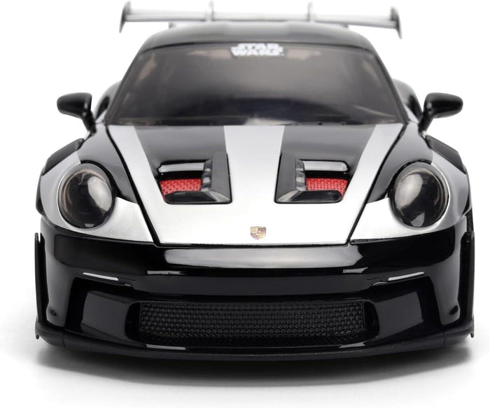 Star Wars 1:24 Scale Jada Hollywood Rides Die Cast Vehicle - Darth Vader & Porsche 911 GT3 RS (992)