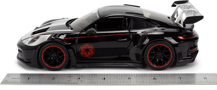 Star Wars 1:24 Scale Jada Hollywood Rides Die Cast Vehicle - Darth Vader & Porsche 911 GT3 RS (992)