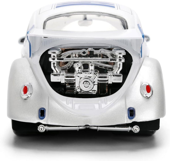 Star Wars 1:24 Scale Jada Hollywood Rides Die Cast Vehicle - R2-D2 & 1959 Volkswagen Drag Beetle