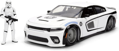 Star Wars 1:24 Scale Jada Hollywood Rides Die Cast Vehicle - Stormtrooper 2021 Dodge Charger