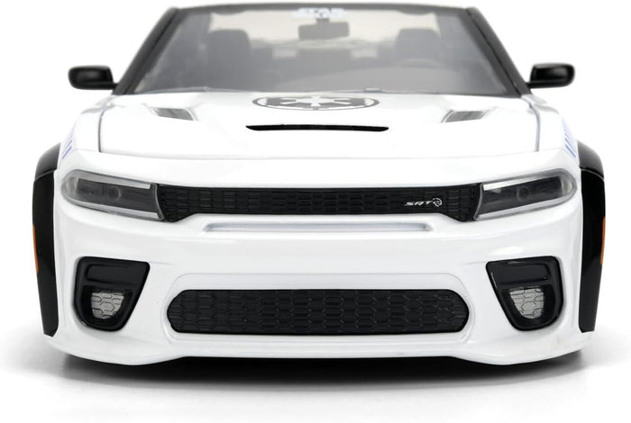 Star Wars 1:24 Scale Jada Hollywood Rides Die Cast Vehicle - Stormtrooper 2021 Dodge Charger