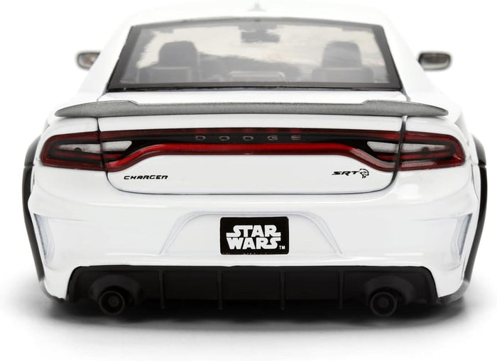 Star Wars 1:24 Scale Jada Hollywood Rides Die Cast Vehicle - Stormtrooper 2021 Dodge Charger