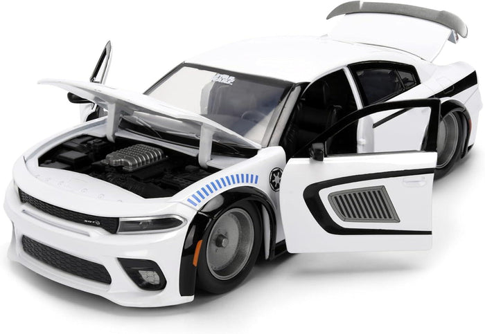 Star Wars 1:24 Scale Jada Hollywood Rides Die Cast Vehicle - Stormtrooper 2021 Dodge Charger