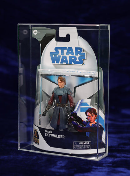 Star Wars Black Series Anniversary Carded SAF Acrylic Display Case (No Side Guides)