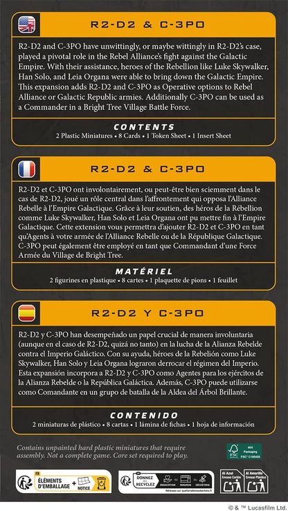 Star Wars Legion - R2-D2 & C-3P0 Operative Expansion