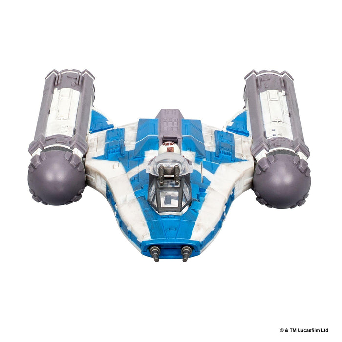 Star Wars Micro Galaxy Squadron 5 Inch Vehicle Series 11 - BTL-B Y-Wing With Captain Rex