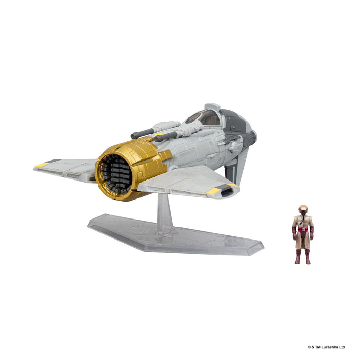 Star Wars Micro Galaxy Squadron 5 Inch Vehicle Series 11 - Fiend Fighter With Star Navigator Guard