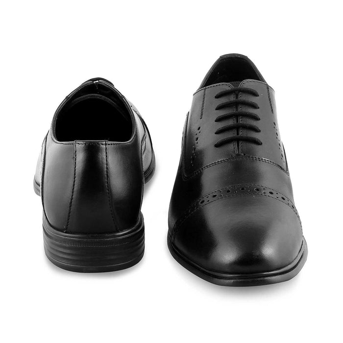 The Aario Black Men's Lace Ups Tresmode - Tresmode