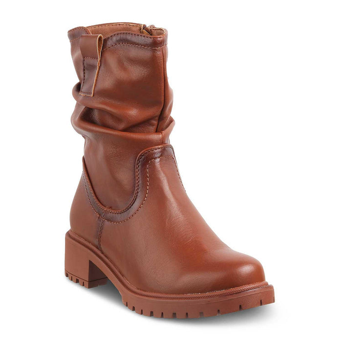 The Akranes Camel Women's Ankle-length Boots Tresmode - Tresmode