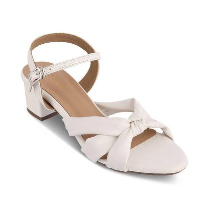 The Boem White Women's Dress Block Heel Sandals - Tresmode