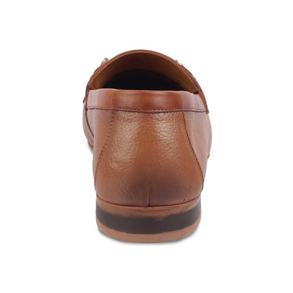 The Bone Tan Men's Leather Loafers Tresmode - Tresmode