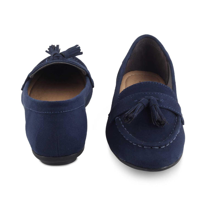 The Bonum Blue Women's Dress Tassel Loafers Tresmode - Tresmode