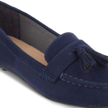 The Bonum Blue Women's Dress Tassel Loafers Tresmode - Tresmode