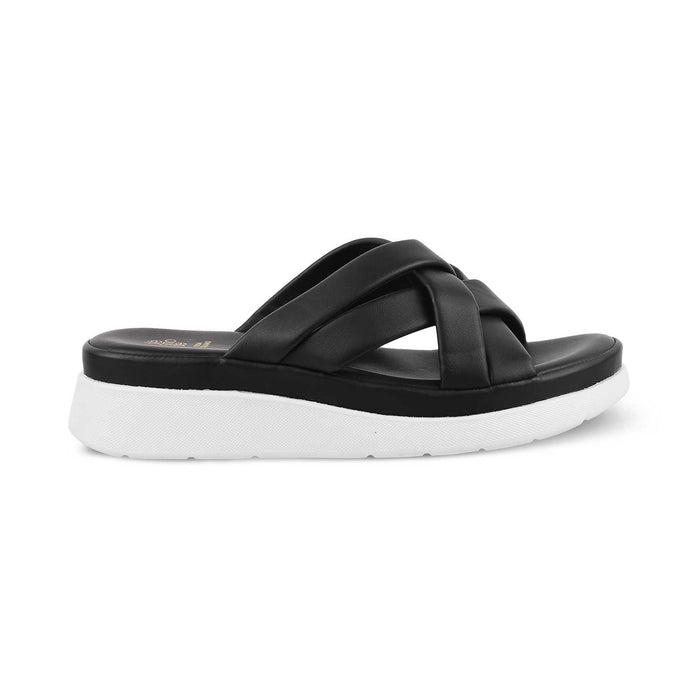 The Breeze Black Women's Casual Wedges Tresmode - Tresmode