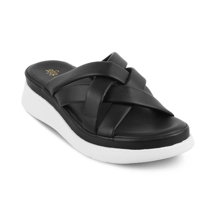 The Breeze Black Women's Casual Wedges Tresmode - Tresmode