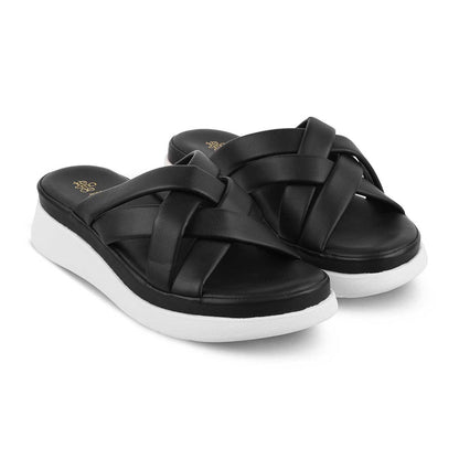 The Breeze Black Women's Casual Wedges Tresmode - Tresmode