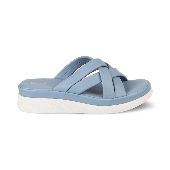 The Breeze Blue Women's Casual Wedge Heel Sandals Tresmode - Tresmode