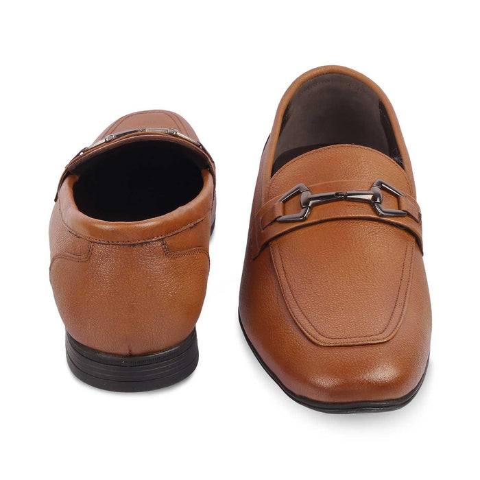 The Bremen Tan Men's Leather Loafers Tresmode - Tresmode
