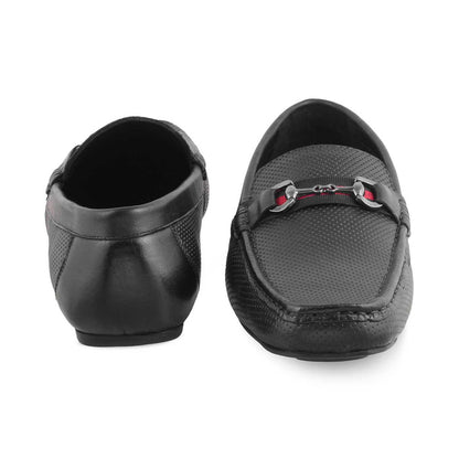 The Cedrive Black Men's Driving Loafers Tresmode - Tresmode