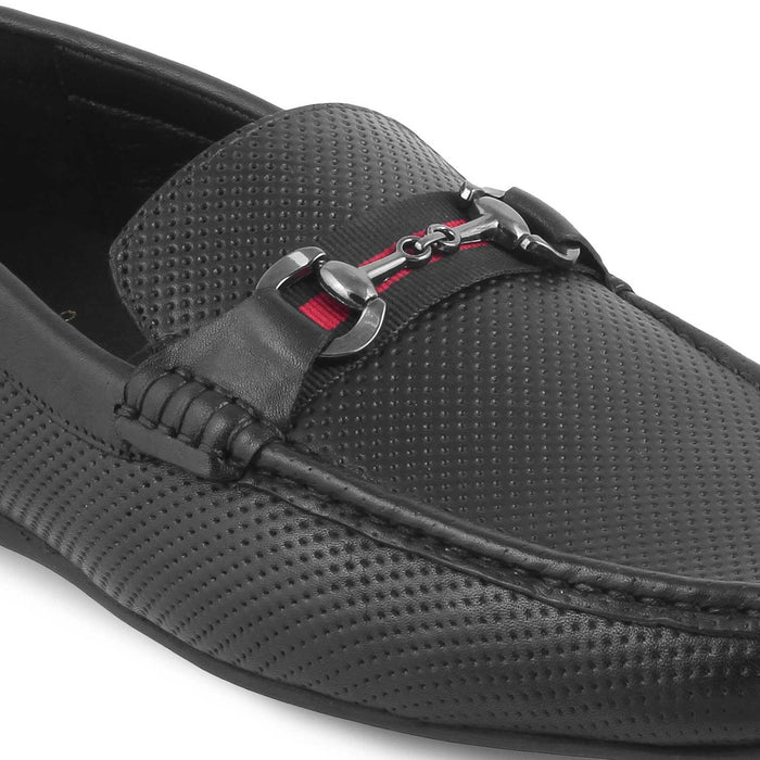 The Cedrive Black Men's Driving Loafers Tresmode - Tresmode