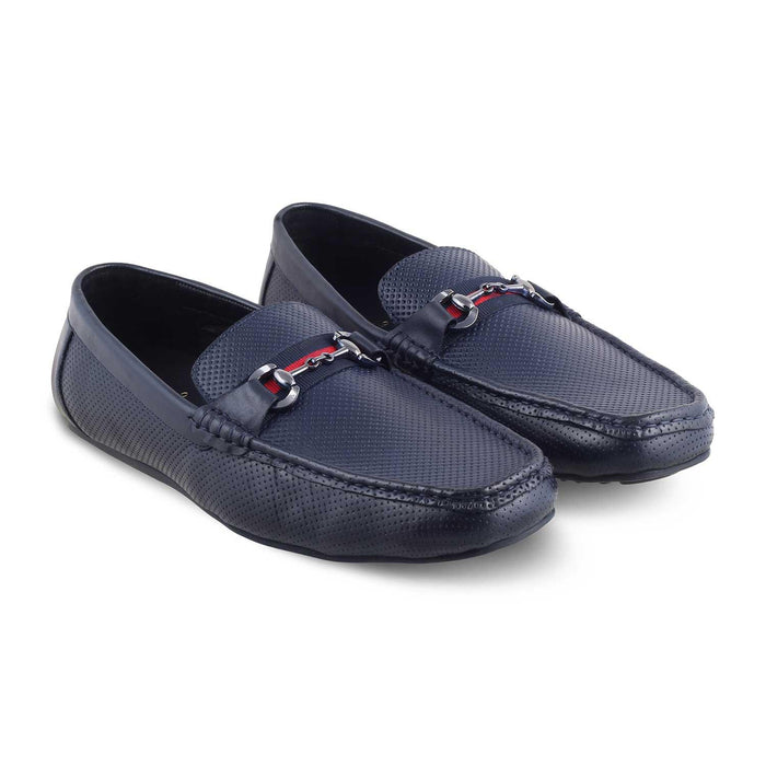 The Cedrive Blue Men's Driving Loafers Tresmode - Tresmode
