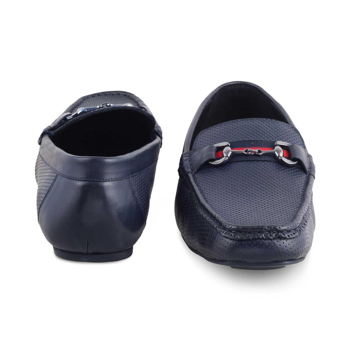 The Cedrive Blue Men's Driving Loafers Tresmode - Tresmode