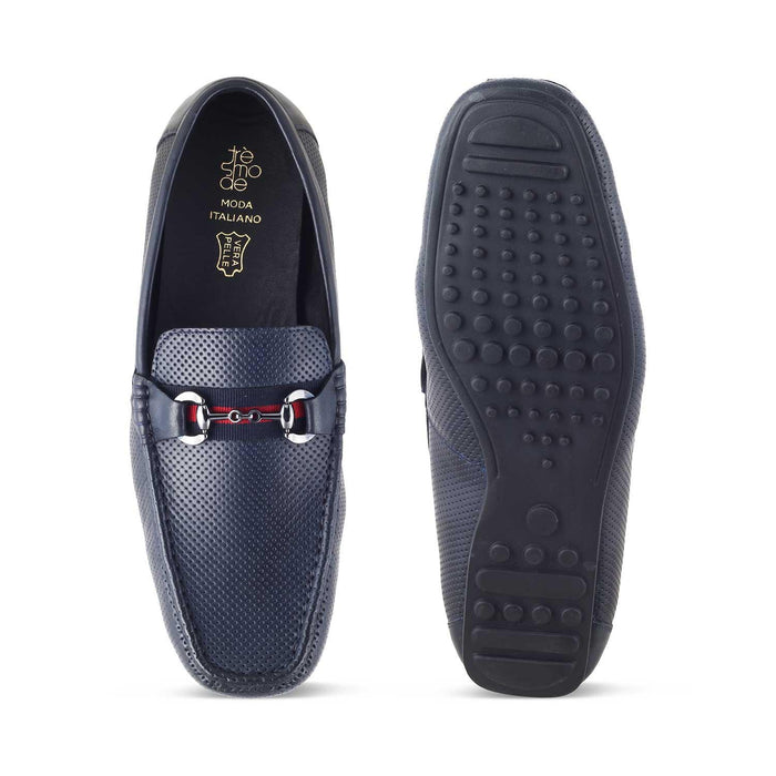 The Cedrive Blue Men's Driving Loafers Tresmode - Tresmode