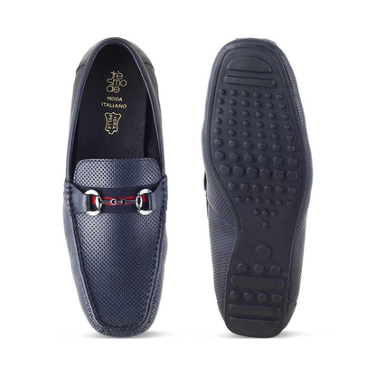 The Cedrive Blue Men's Driving Loafers Tresmode - Tresmode