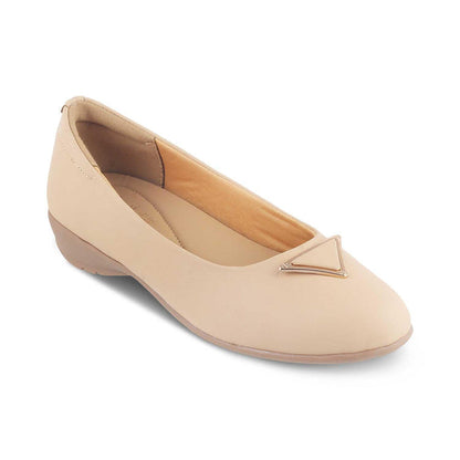 The Cheviz Beige Women's Dress Ballerinas Tresmode - Tresmode