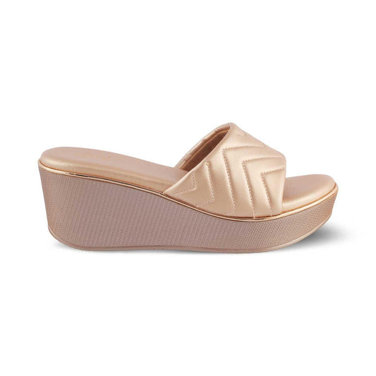 The Coldege Champagne Women's Dress Wedge Sandals Tresmode - Tresmode