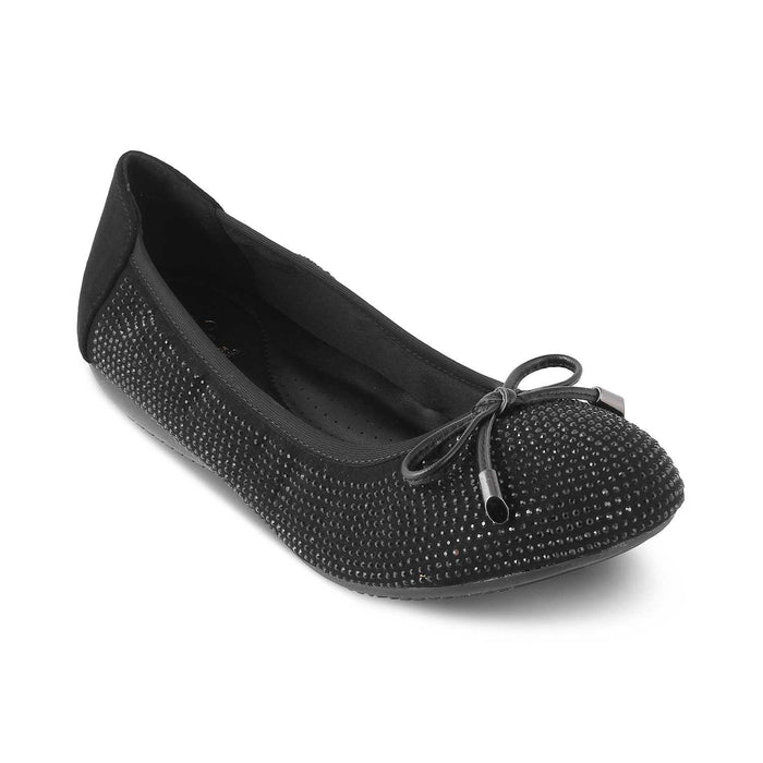 The Diamond Black Women's Dress Ballerinas Tresmode - Tresmode