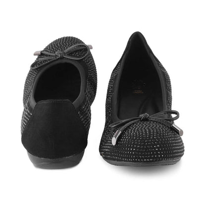 The Diamond Black Women's Dress Ballerinas Tresmode - Tresmode