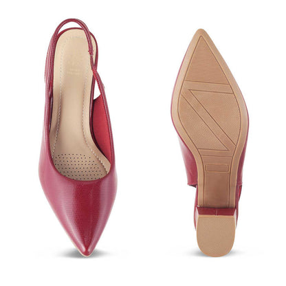 The Edmonton Wine Women's Dress Slingback Pumps Tresmode - Tresmode