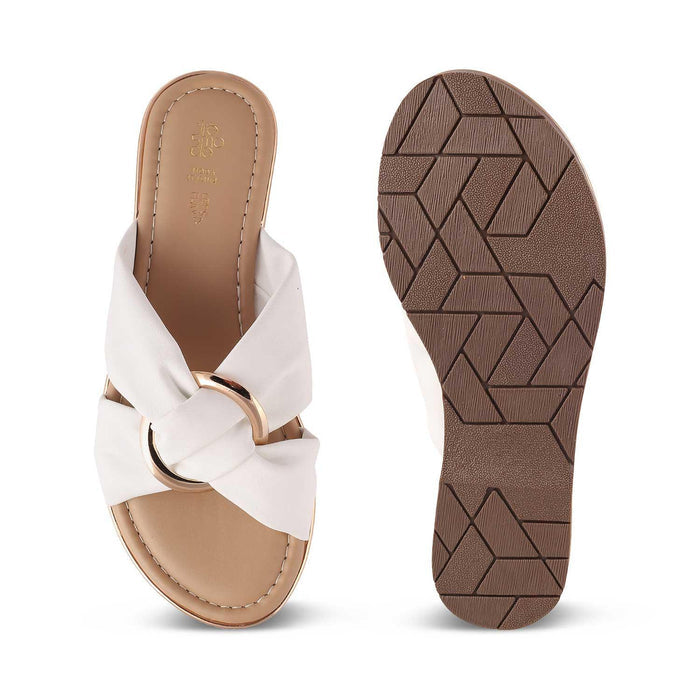 The Glammy White Women's Casual Flats Tresmode - Tresmode