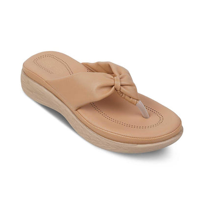 The Habi New Beige Women's Casual Wedge Sandals Tresmode - Tresmode
