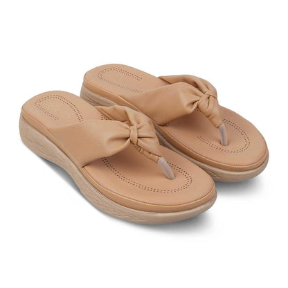 The Habi New Beige Women's Casual Wedge Sandals Tresmode - Tresmode