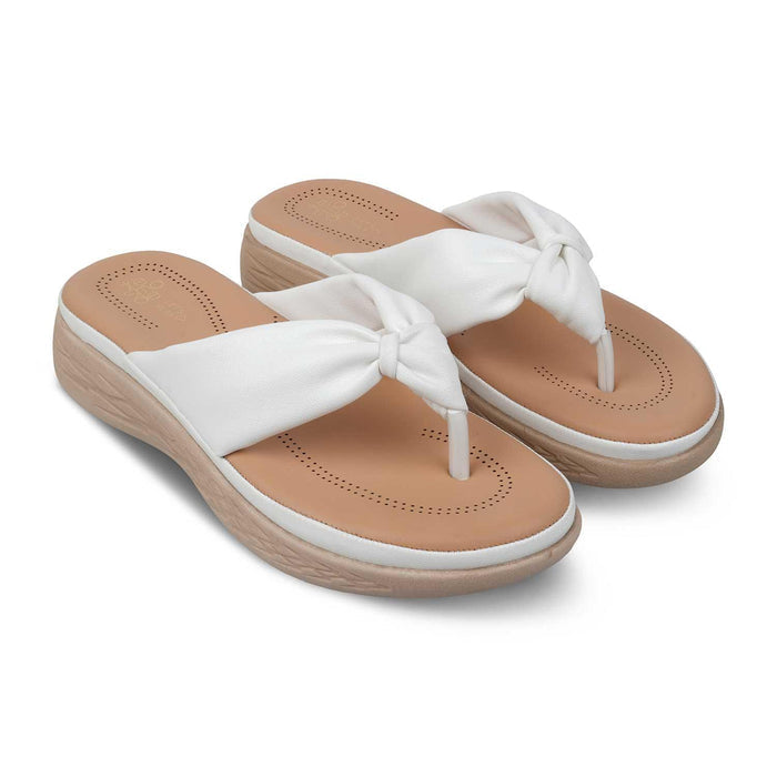 The Habi New White Women's Casual Wedge Sandals Tresmode - Tresmode