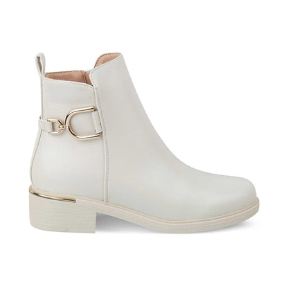The Lilly Beige Women's Ankle-length Boots Tresmode - Tresmode