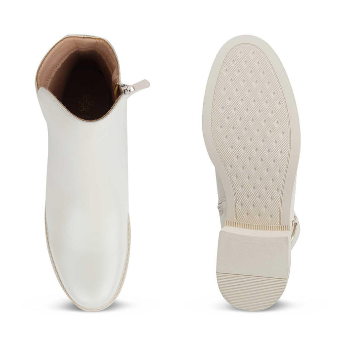 The Lilly Beige Women's Ankle-length Boots Tresmode - Tresmode