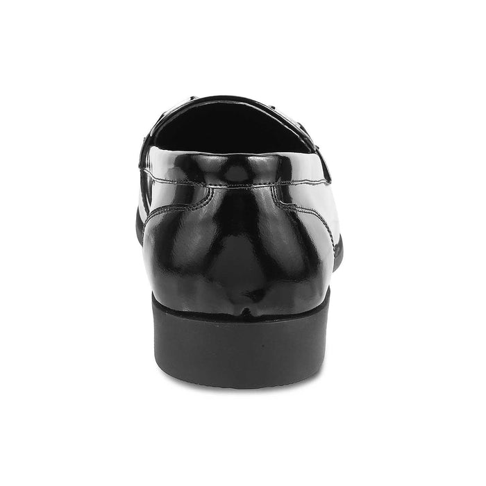 The Obama Black Men's Leather Loafers Tresmode - Tresmode
