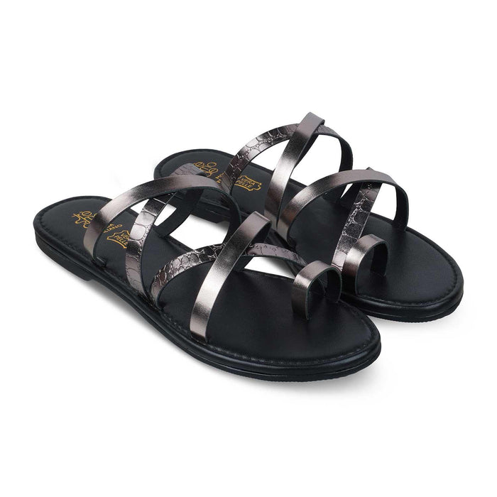 The Retrip Pewter Women's Dress Flats Tresmode - Tresmode