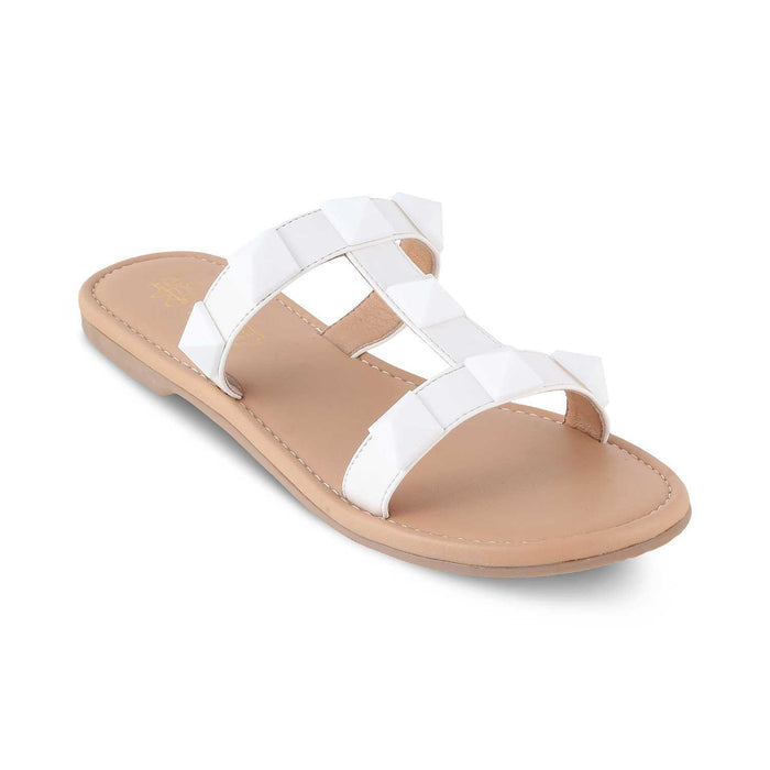 The Rio White Women's Dress Flats Tresmode - Tresmode