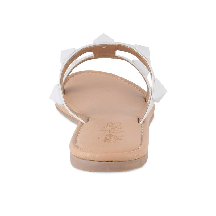 The Rio White Women's Dress Flats Tresmode - Tresmode