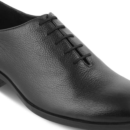 The Rofor Black Men's Oxford Lace Ups Tresmode - Tresmode