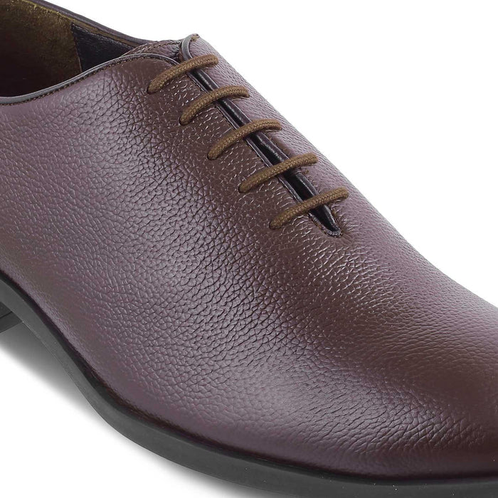 The Rofor Brown Men's Oxford Lace Ups Tresmode - Tresmode